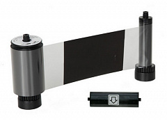 Черная лента с оверлеем (KO) на 3000 оттисков с чистящим роликом; для принтера Advent SOLID 700 в Махачкале