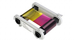 Полноцветная лента (YMCKO) на 500 оттисков с чистящим роликом; для принтера Advent SOLID 700 в Махачкале