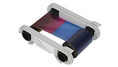 Полноцветная лента YMCKK на 500 оттисков с двумя панелями черного для двусторонней печати в Махачкале